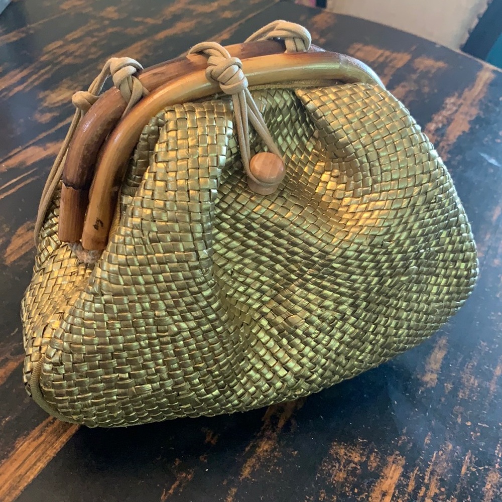 Vintage gold Neiman Marcus purse